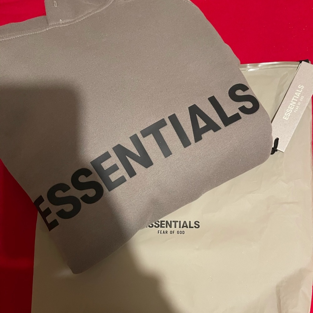 FOG Essentials Taupe M Hoodie